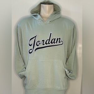 NEW Nike Jordan Flight MVP Men's Fleece Hoodie FN4613-005 XL Light Lime Green